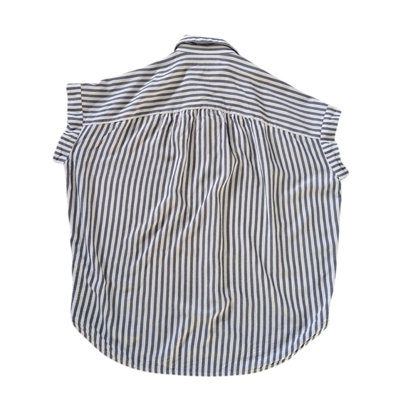 Madewell central tunic shirt in Ballard stripe - Picture 8 of 11